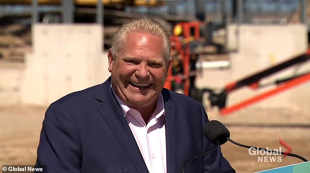 'This is going to be replayed over and over again. And that just made Colin D'Mello's day. He's going to be laughing all the way to the city, ' Ford said of the Global News reporter