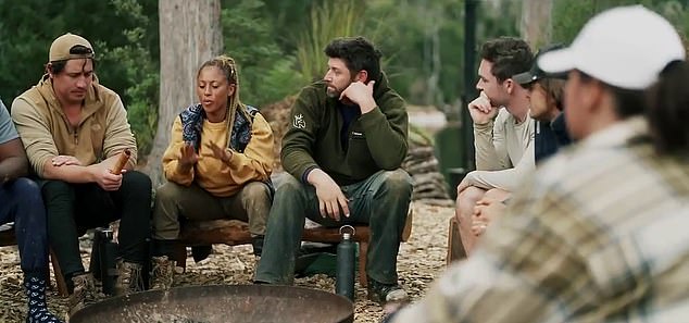 A new trailer gives fans a preview of what they can expect.  Each of the contestants have to ask themselves whether they are prepared to share the prize. Pictured: A scene from the trailer as the group discuss the challenges