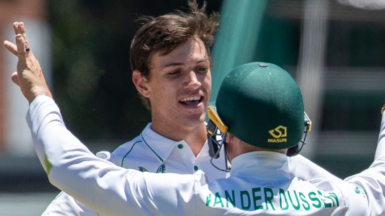 Left-arm fast bowler Marco Jansen has impressed in his first five Test caps