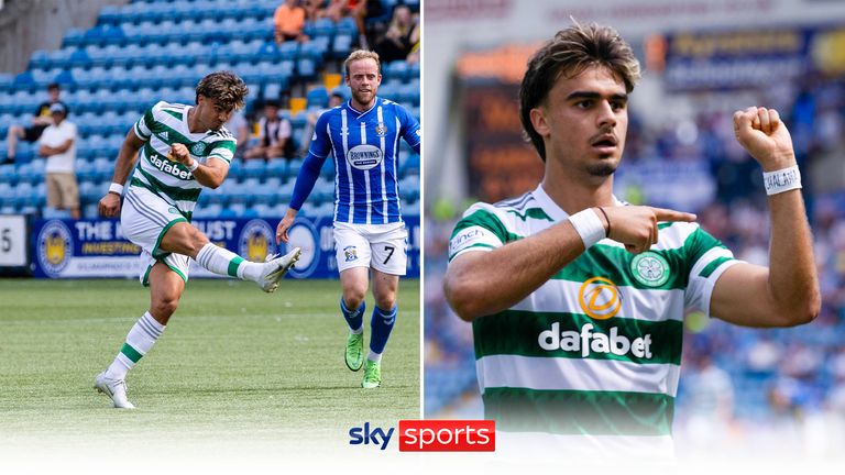 Jota scores a long range stunner to put Celtic 2-0 up against Kilmarnock in the Scottish Premiership.