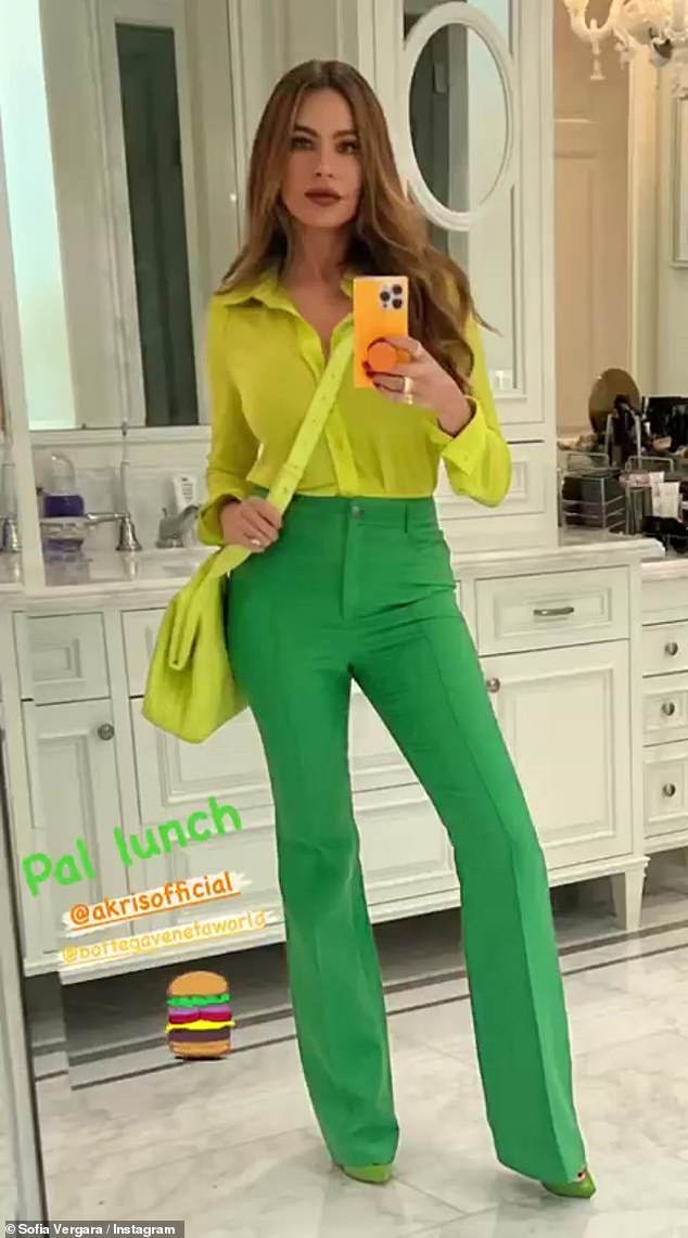 Social media: The America's Got Talent star also took to Instagram to share a selfie from her afternoon out