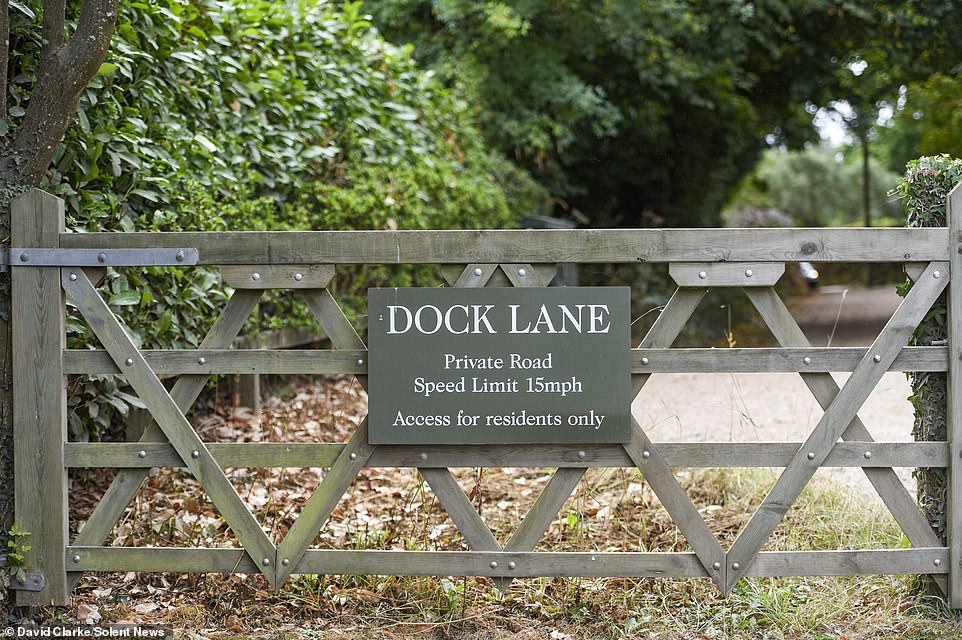 Dock Lane is considered the poshest road in one of the poshest villages in the UK. House prices on this lane can be as high as £4million