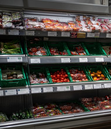 Fruit and vegetables in Waitrose