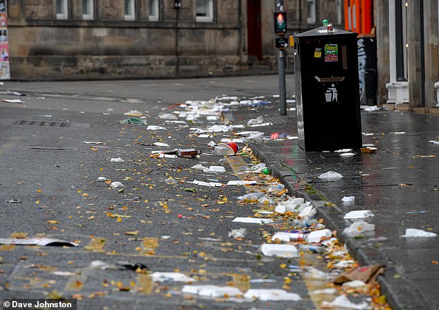 Street cleaning has also been affected by the industrial dispute