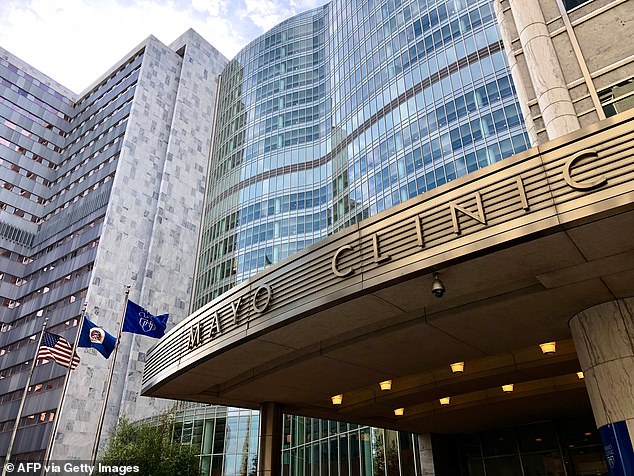 Sad: The West End star was found unresponsive in a US apartment opposite the Mayo Clinic specialist treatment centre (pictured) on August 11