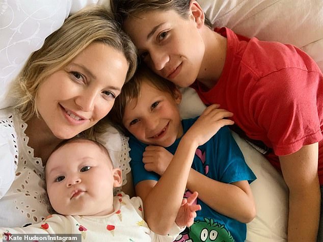 Devoted: Hudson spoke about parenting during an interview with Today, where she expressed that she greatly prioritized the well-being of her children