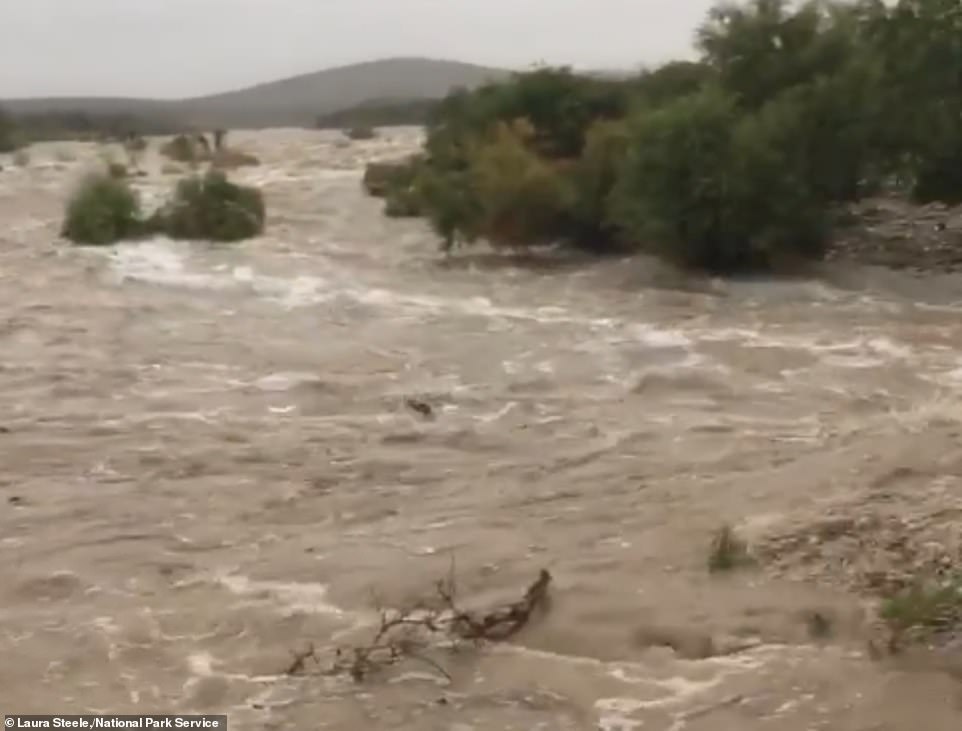 CARLSBAD CAVERNS NATIONAL PARK: Meteorologists estimated the southern half of New Mexico could receive anywhere from four to eight inches of rain from Thursday into Sunday