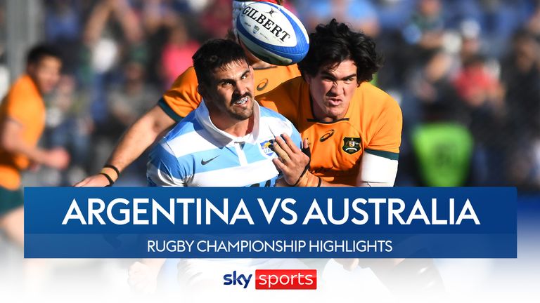 Highlights of the Rugby Championship as Argentina hammered Australia in San Juan last time out