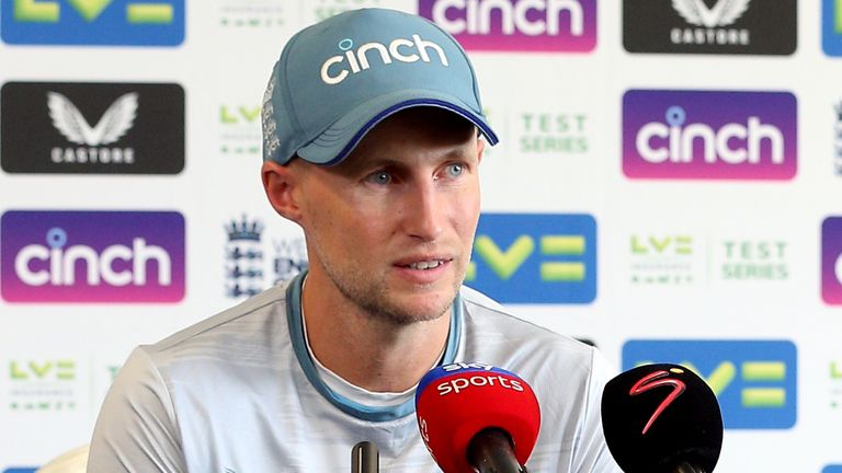 Joe Root addressed the media ahead of the second Test, which begins on Thursday at Emirates Old Trafford