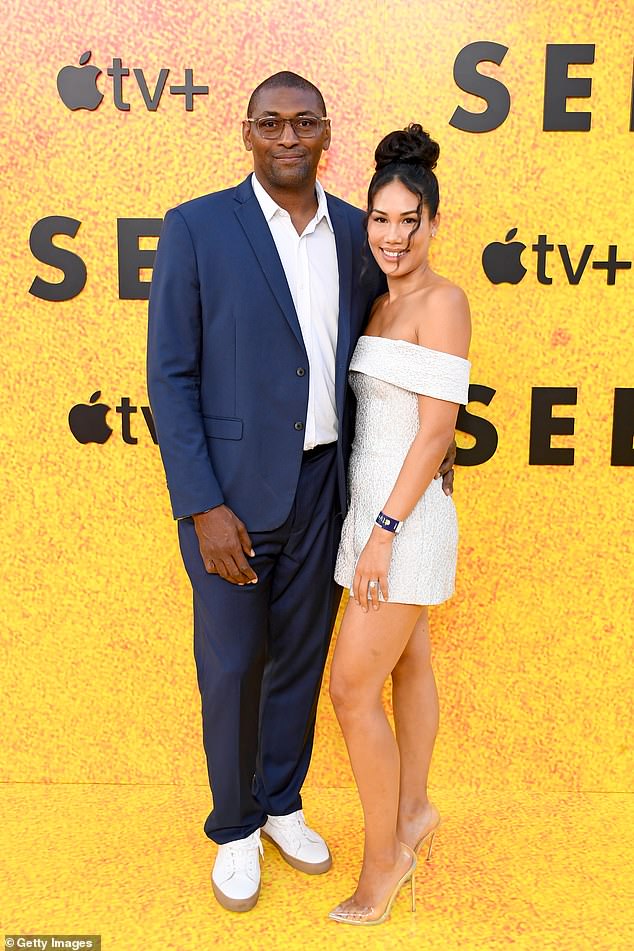 Metta and Maya: Former NBA star Metta World Peace arrives with Maya Sandiford Artest