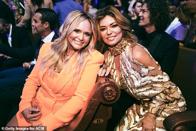 Miranda and Shania: Miranda Lambert poses with Shania Twain at the ACM Honors