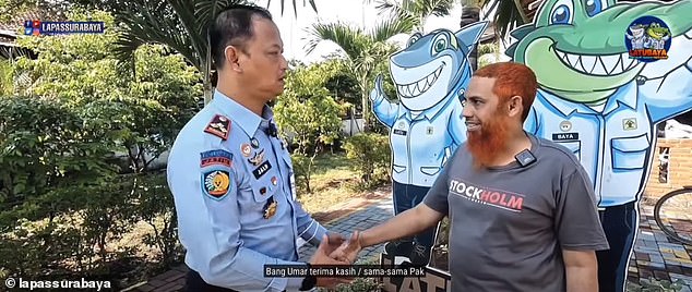 In the video Patek talks amiably with Pajong Prison  Governor Jalu Yuswa Panjang and says he was against the bombing but went along with it because the plot was well advanced