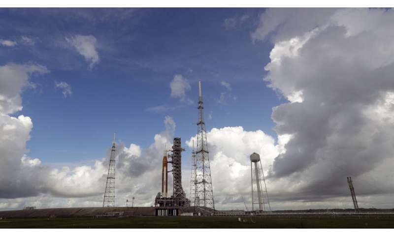 NASA moon rocket on track for launch despite lightning hits