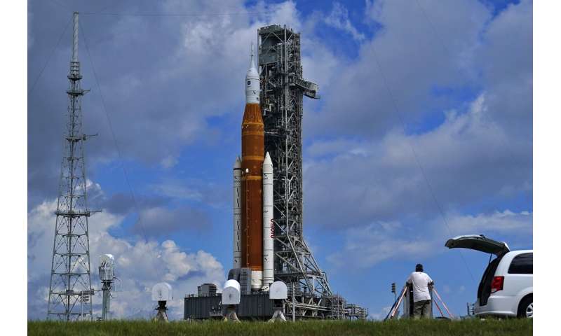 NASA moon rocket on track for launch despite lightning hits