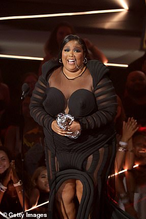 Well deserved: Lizzo won video for good for About Damn Time