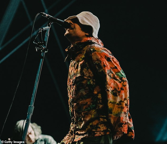 Rocker: He performed to 20,000 fans at Dublin's The Royal Hospital Kilmainham on Saturday