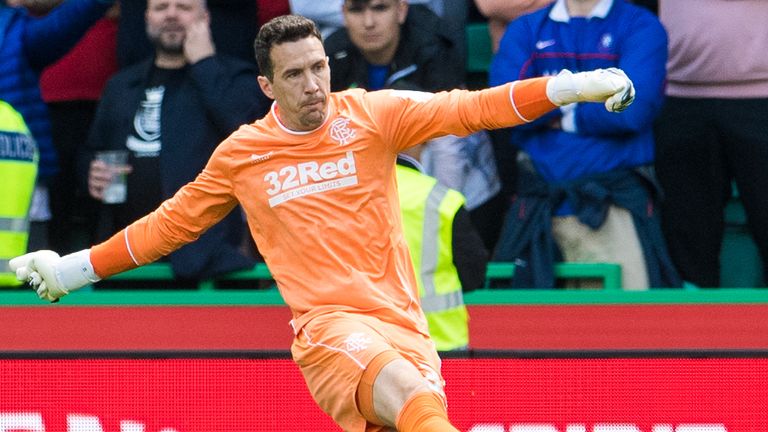 Jon McLaughlin has yet to start a Scottish Premiership Old Firm clash 