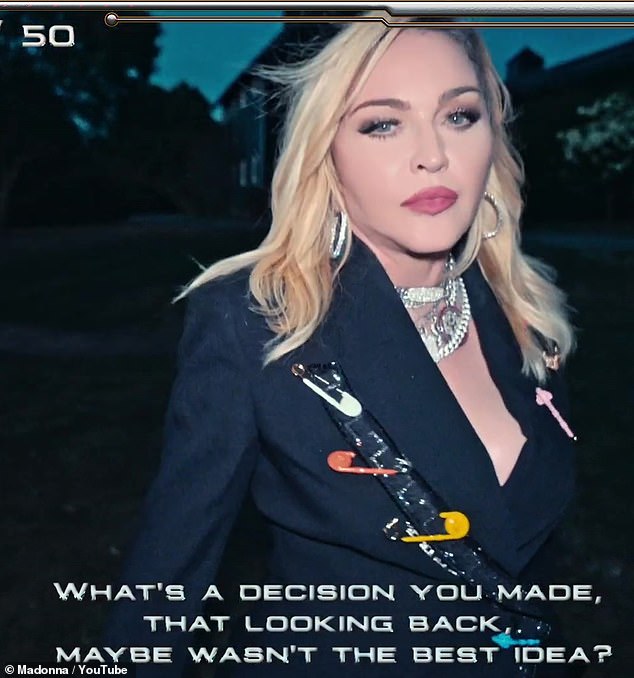 Answering away: The seven-time Grammy winner also raved that she would love to collaborate with Kendrick Lamar before admitting the 'hardest' part of working on her upcoming biopic 'cramming' her 'entire life into a feature-length film'