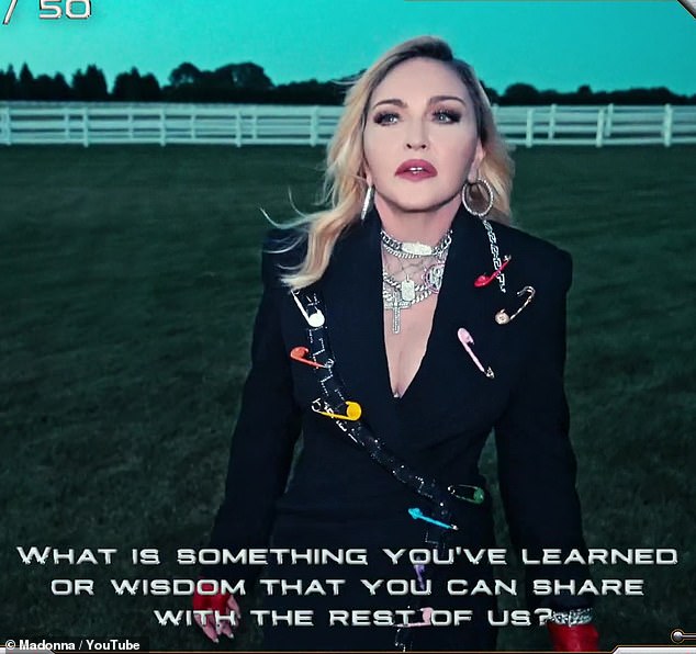 Creative: When asked how she continues to find inspiration in world that is so different than when she started, the performer said if 'you're a curious person and you're paying attention to life you'll never stop being inspired'