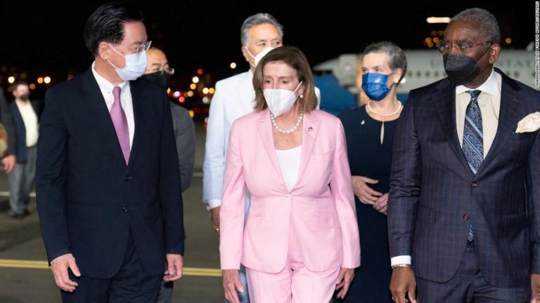 Nancy Pelosi’s pink suit in Taiwan was about more than power-dressing