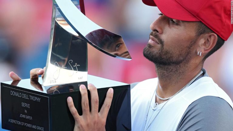 Nick Kyrgios: ‘Reinvented’ Aussie makes history with singles and doubles wins at Citi Open