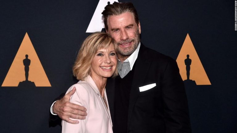 John Travolta pays tribute to Olivia Newton-John