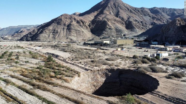 Chile seeks to sanction those responsible for sinkhole near copper mine