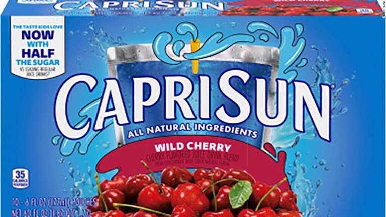 Capri Sun recalled because 5,760 cases were contaminated with cleaning solution