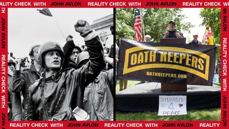 Reality Check: Anti-government groups haven’t always been right-wing