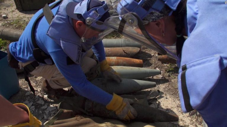 Clearing danger: Meet a team searching for unexploded bombs in Ukraine