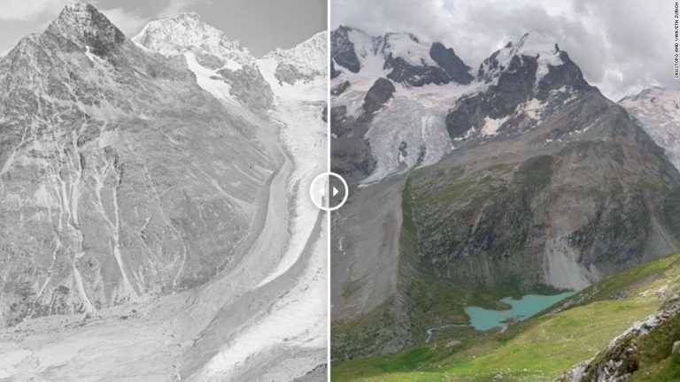 Switzerland’s glaciers lost more than half their volume since 1931