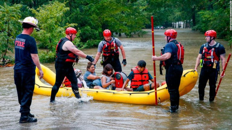 Flash flooding in Dallas area takes residents by surprise as rescue crews respond to hundreds of calls for help