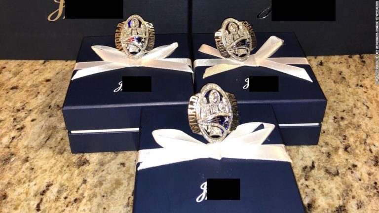 Man gets 3 years in federal prison for fradulently obtaining Super Bowl rings with Brady on them