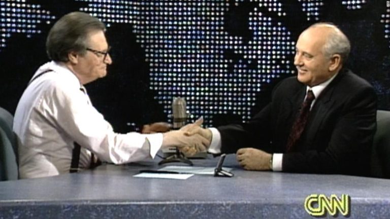 Gorbachev was asked on Larry King how he wants history to judge him. See his response