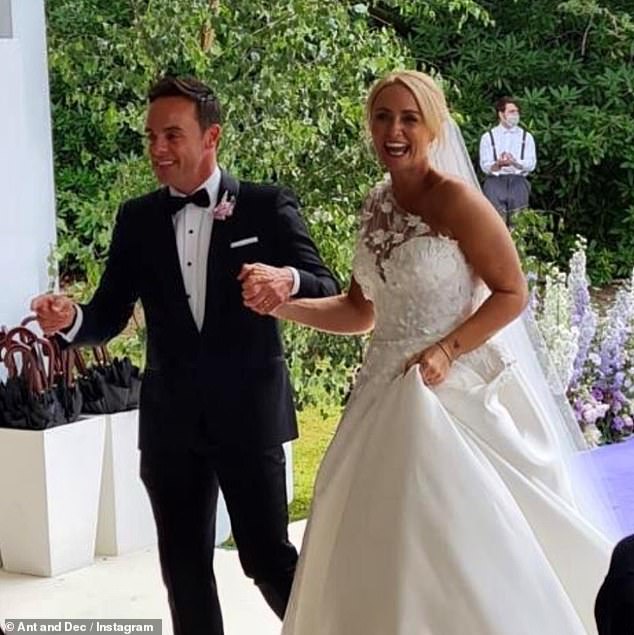 Ant McPartlin shares unseen wedding photo to mark first anniversary with wife Anne-Marie Corbett