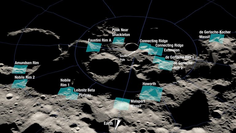 NASA Identifies Lunar Landing Sites for Next Americans on Moon