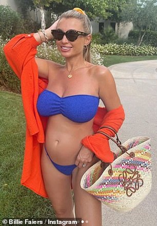 Billie Faiers reveals her breasts are ‘bigger than ever’ during her third pregnancy