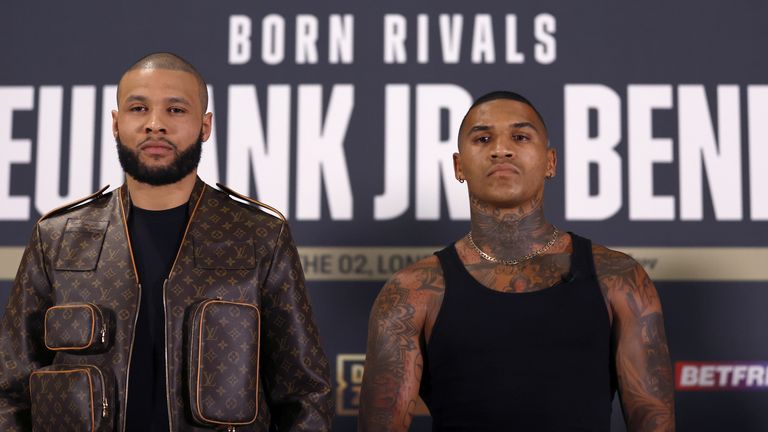 Chris Eubank Jr (left) and Conor Benn 