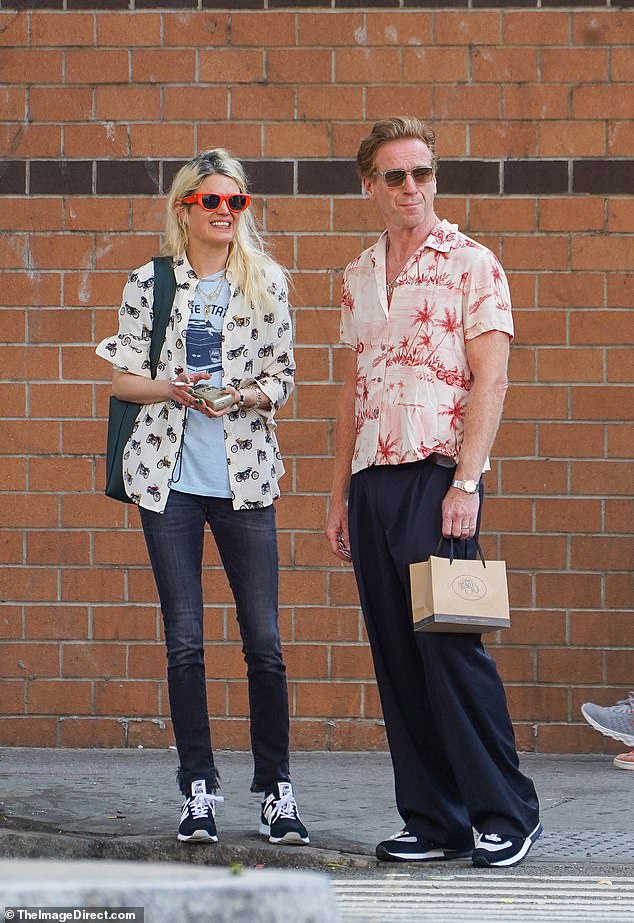 Damian Lewis makes another public appearance with new girlfriend Alison Mosshart in NYC