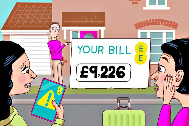 EE let our daughter rack up a £9,226 mobile bill while abroad!