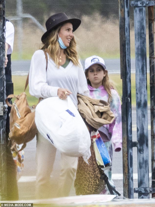 Elsa Pataky and daughter India Rose land in Byron Bay for Chris Hemsworth’s 39th birthday