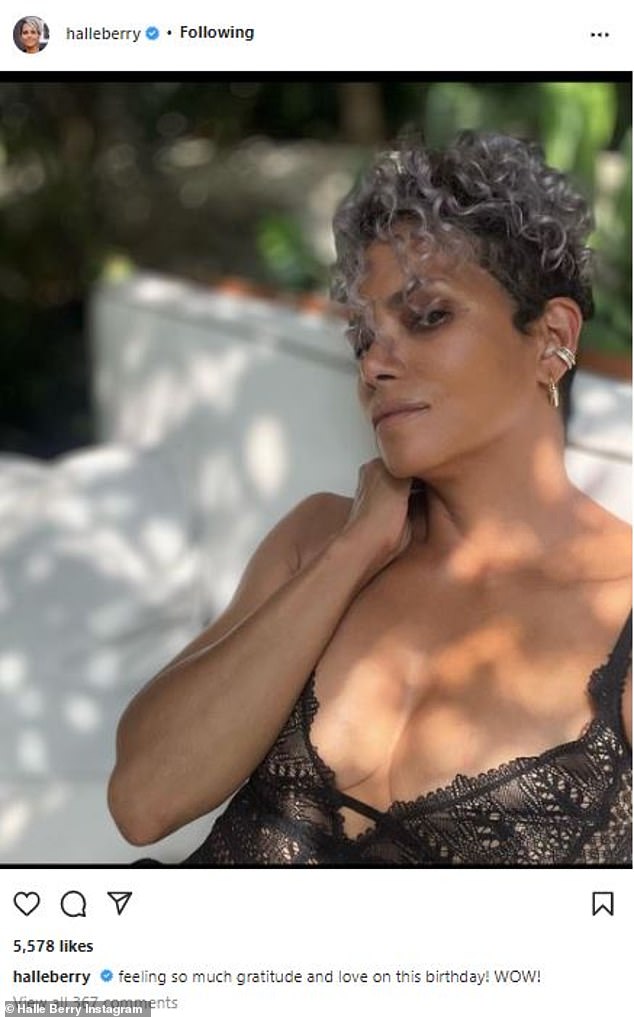 Halle Berry shares sultry snap to celebrate 56th birthday, thanks beau Van Hunt and celebrity pals