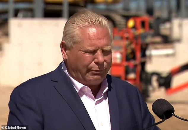 ‘He’s down here buzzing around’: Ontario Premier Doug Ford swallows bee during live news conference