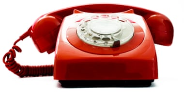 Red Retro Telephone