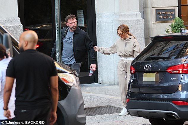 Jennifer Lopez and Ben Affleck head out of New York with their kids ahead of his 50th birthday