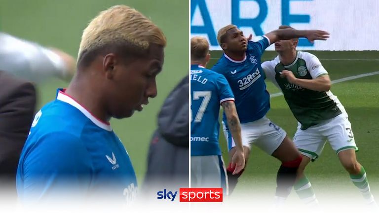 Morelos gets sent off for Rangers