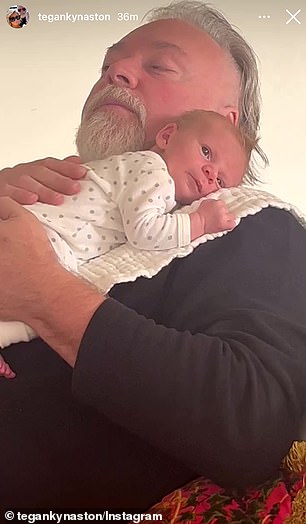 Kyle Sandilands tenderly cradles newborn son Otto in adorable footage