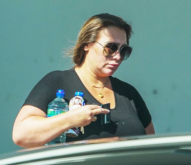 Lauren Goodger hides her black eye behind oversized sunglasses after being ‘attacked’