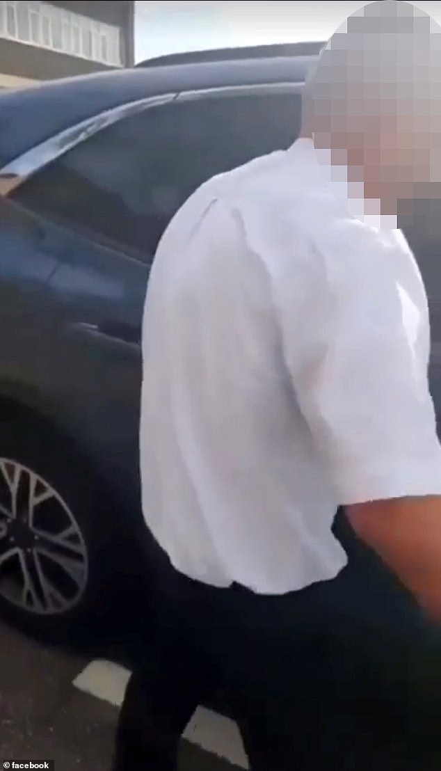 Man slashes his own throat after being confronted by paedophile hunters live on Facebook