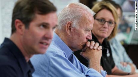 Biden surveys flood damage in Kentucky and pledges federal support: &#39;We&#39;re not leaving&#39;